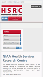 Mobile Screenshot of niaa-hsrc.org.uk