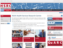 Tablet Screenshot of niaa-hsrc.org.uk